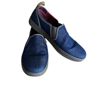 Navy Blue Slip-On Loafers